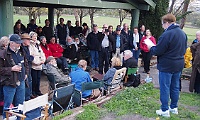 02-Sandra (TLCCV Secretary) addresses the members at TLCCV&#39;s 40th Anniversary